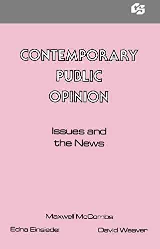 Stock image for Contemporary Public Opinion: Issues and the News for sale by Blackwell's