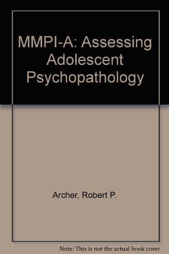 Beispielbild fr MMPI-A : Assessing Adolescent Psychopathology zum Verkauf von Better World Books