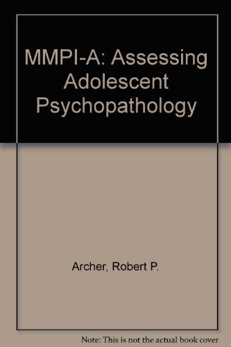 Stock image for MMPI-A : Assessing Adolescent Psychopathology for sale by Better World Books