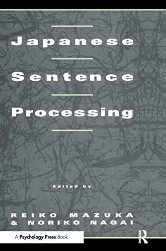 Stock image for Japanese Sentence Processing for sale by Chiron Media