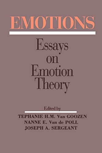 9780805812084: Emotions: Essays on Emotion Theory