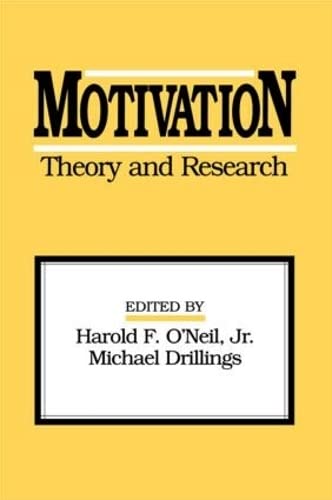 Beispielbild fr Motivation: Theory and Research zum Verkauf von Housing Works Online Bookstore