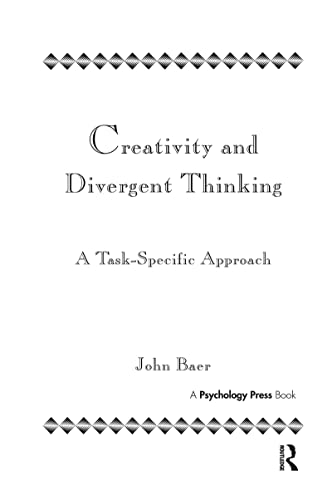 Stock image for Creativity and Divergent Thinking : A Task-Specific Approach for sale by Better World Books: West