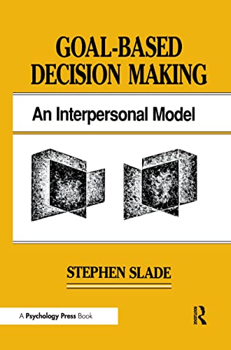 Imagen de archivo de Goal-based Decision Making a la venta por Books Puddle