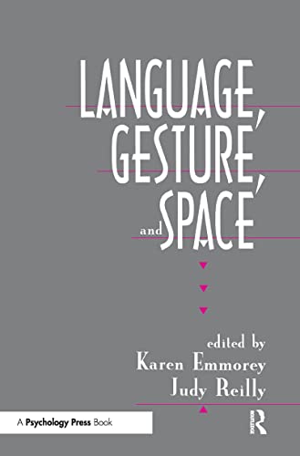 Imagen de archivo de Language, Gesture, and Space a la venta por Books Unplugged