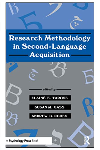 Beispielbild fr Research Methodology in Second-Language Acquisition (SLA Research Series: Theoretical & Methodological Issues) zum Verkauf von AwesomeBooks