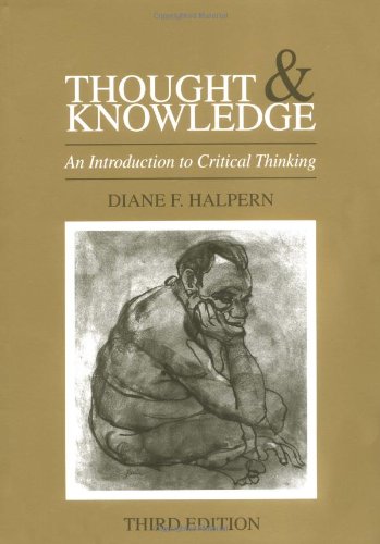 9780805814941: Thought and Knowledge: An Introduction to Critical Thinking: Volume 2