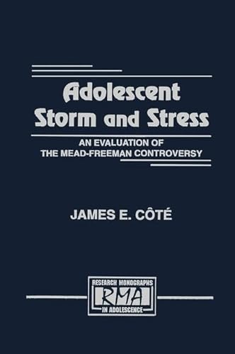 Beispielbild fr Adolescent Storm and Stress zum Verkauf von Books Puddle
