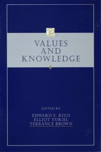 Beispielbild fr Values and Knowledge (Jean Piaget Symposia Series) zum Verkauf von More Than Words