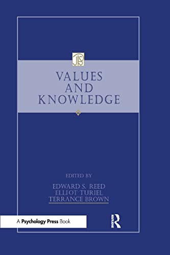 9780805815214: Values and Knowledge (Jean Piaget Symposia Series)