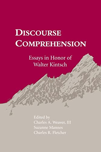 Imagen de archivo de Discourse Comprehension: Essays in Honor of Walter Kintsch a la venta por Smith Family Bookstore Downtown