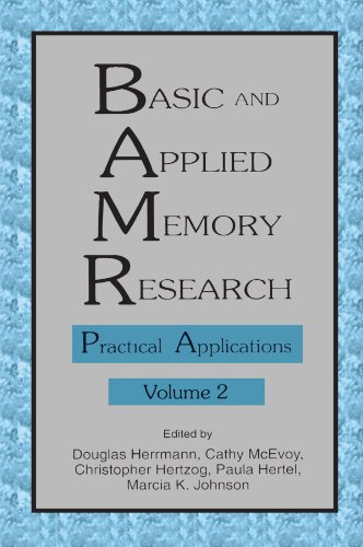 Beispielbild fr Basic and Applied Memory Research Vols. 1 & 2 : Theory in Context - Practical Applications zum Verkauf von Better World Books