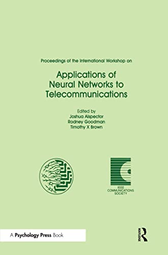Imagen de archivo de Proceedings of the International Workshop on Applications of Neural Networks to Telecommunications a la venta por Reader's Corner, Inc.