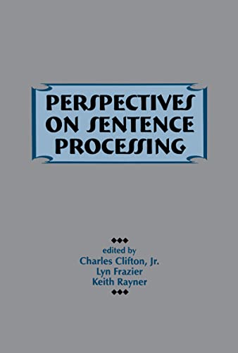 Stock image for Perspectives on Sentence Processing for sale by Revaluation Books