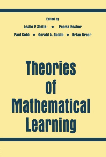 9780805816624: Theories of Mathematical Learning