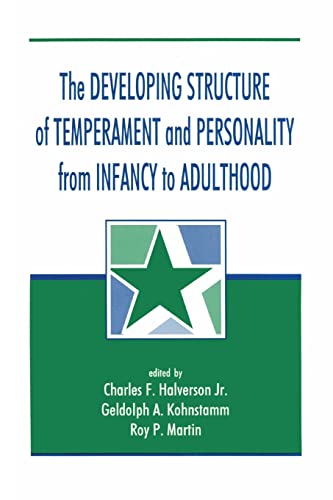 Beispielbild fr The Developing Structure of Temperament and Personality From Infancy To Adulthood zum Verkauf von Blackwell's