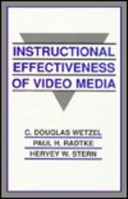 Stock image for Instructional Effectiveness of Video Media for sale by ThriftBooks-Dallas