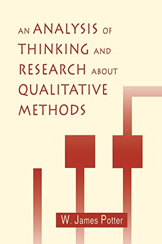 Imagen de archivo de An Analysis of Thinking and Research about Qualitative Methods a la venta por Books Puddle