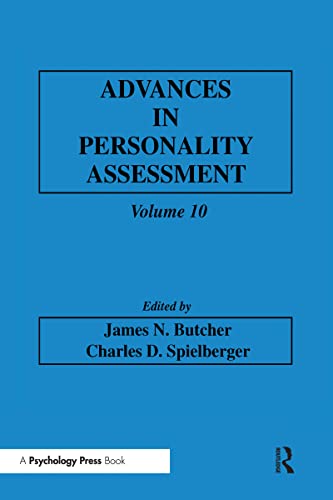9780805818048: Advances in Personality Assessment: Volume 10
