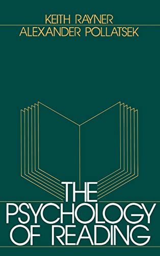 9780805818727: The Psychology of Reading