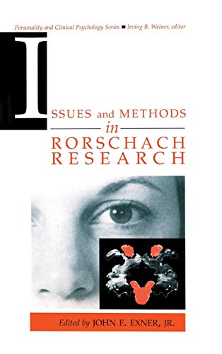 Imagen de archivo de Issues and Methods in Rorschach Research (Personality & Clinical Psychology (Hardcover)) a la venta por BooksRun