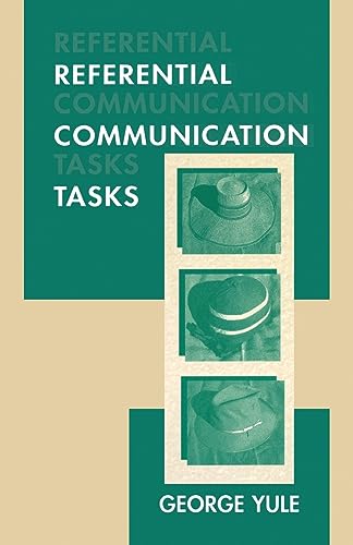 Stock image for Referential Communication Tasks (Second Language Acquisition Research Series) for sale by Phatpocket Limited