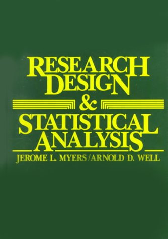 Imagen de archivo de Research Design and Statistical Analysis a la venta por Better World Books: West