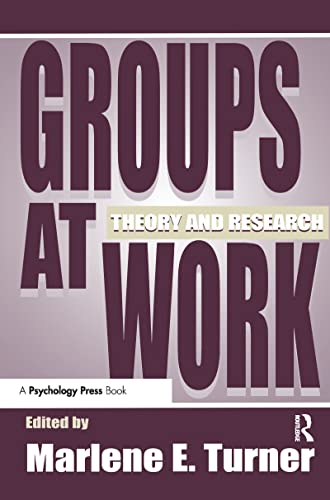 Beispielbild fr Groups at Work: Theory and Research (Applied Social Research Series) zum Verkauf von Patrico Books