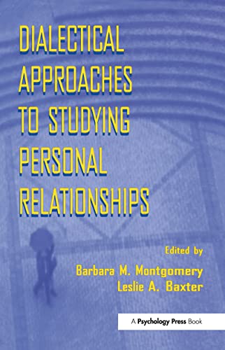 Beispielbild fr Dialectical Approaches to Studying Personal Relationships zum Verkauf von ThriftBooks-Atlanta