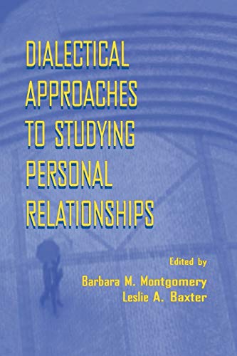 Stock image for Dialectical Approaches to Studying Personal Relationships for sale by Decluttr