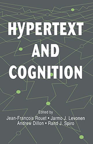 Stock image for Hypertext and Cognition for sale by Grey Matter Books