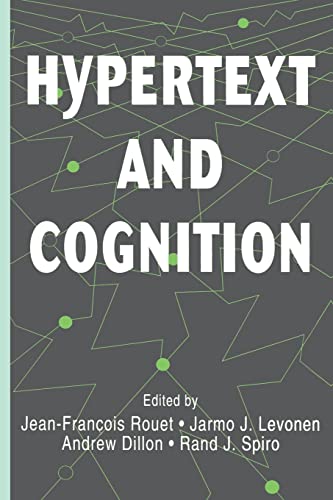 Imagen de archivo de Hypertext and Cognition a la venta por ThriftBooks-Dallas