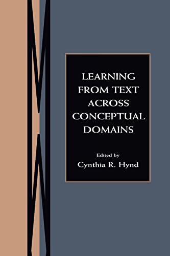 Learning From Text Across Conceptual Domains - Hynd, Cynthia R.