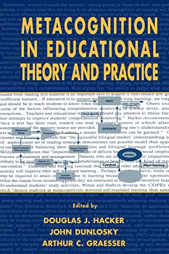 Imagen de archivo de Metacognition in Educational Theory and Practice (Educational Psychology Series) a la venta por HPB-Red