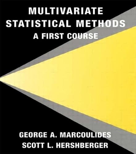 Stock image for Multivariate Statistical Methods for sale by HPB-Red