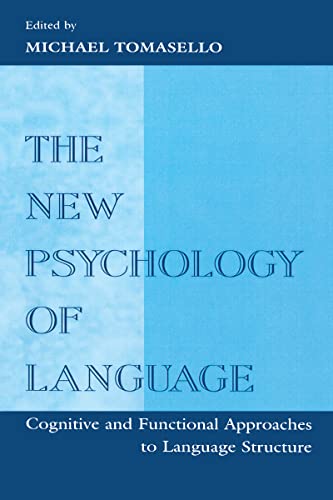 Beispielbild fr The New Psychology of Language: Cognitive and Functional Approaches to Language Structure (Volume 1) zum Verkauf von Anybook.com