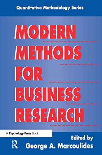 Beispielbild fr Modern Methods for Business Research (Quantitative Methodology Series) zum Verkauf von Chiron Media