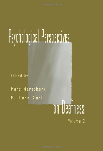 Imagen de archivo de Psychological Perspectives on Deafness, Volume 2 a la venta por Book Dispensary