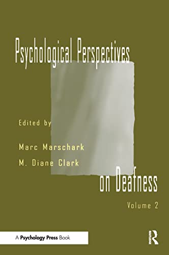 Imagen de archivo de Psychological Perspectives on Deafness : Volume II a la venta por Better World Books Ltd