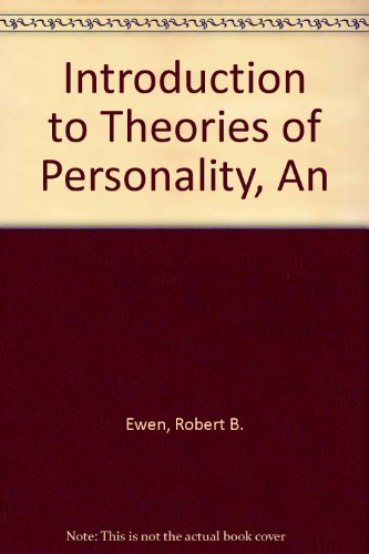 Stock image for An Introduction to Theories of Personality for sale by Phatpocket Limited