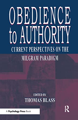 9780805827378: Obedience to Authority: Current Perspectives on the Milgram Paradigm