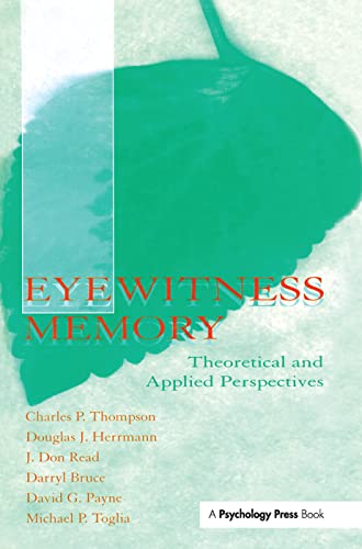 Stock image for Eyewitness Memory: Theoretical and Applied Perspectives for sale by Lucky's Textbooks