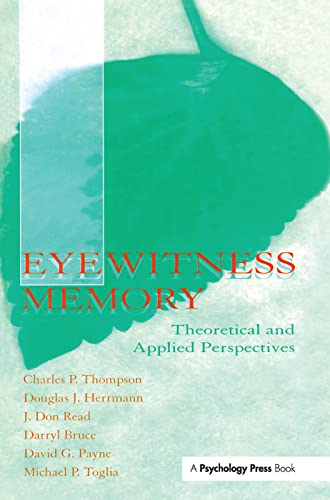 9780805827941: Eyewitness Memory: Theoretical and Applied Perspectives