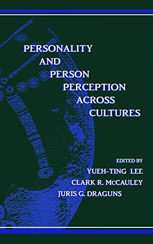 Stock image for Personality and Person Perception Across Cultures for sale by Better World Books