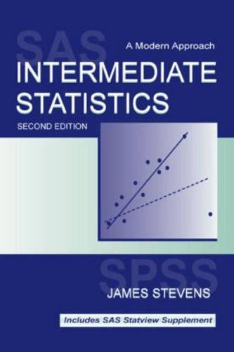 Imagen de archivo de Intermediate Statistics: A Modern Approach, Third Edition a la venta por ThriftBooks-Atlanta