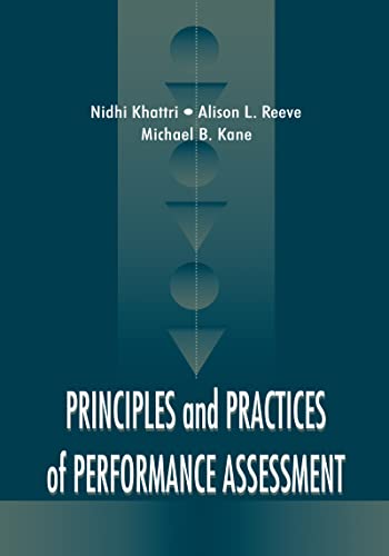 Beispielbild fr Principles and Practices of Performance Assessment zum Verkauf von Better World Books