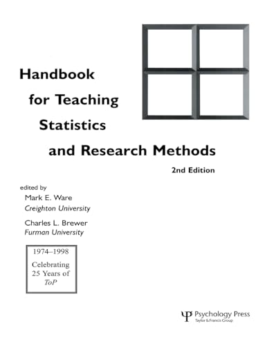 Stock image for Handbook for Teaching Statistics and Research Methods for sale by Blackwell's