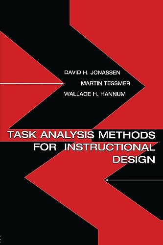 Beispielbild fr Task Analysis Methods for Instructional Design zum Verkauf von Goodwill