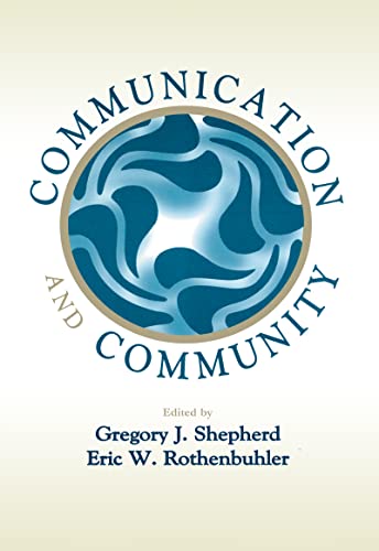 Stock image for Communication and Community for sale by Better World Books