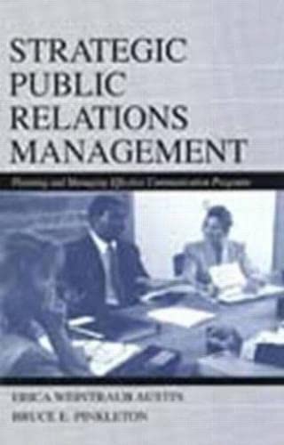 Beispielbild fr Strategic Public Relations Management zum Verkauf von Books Puddle